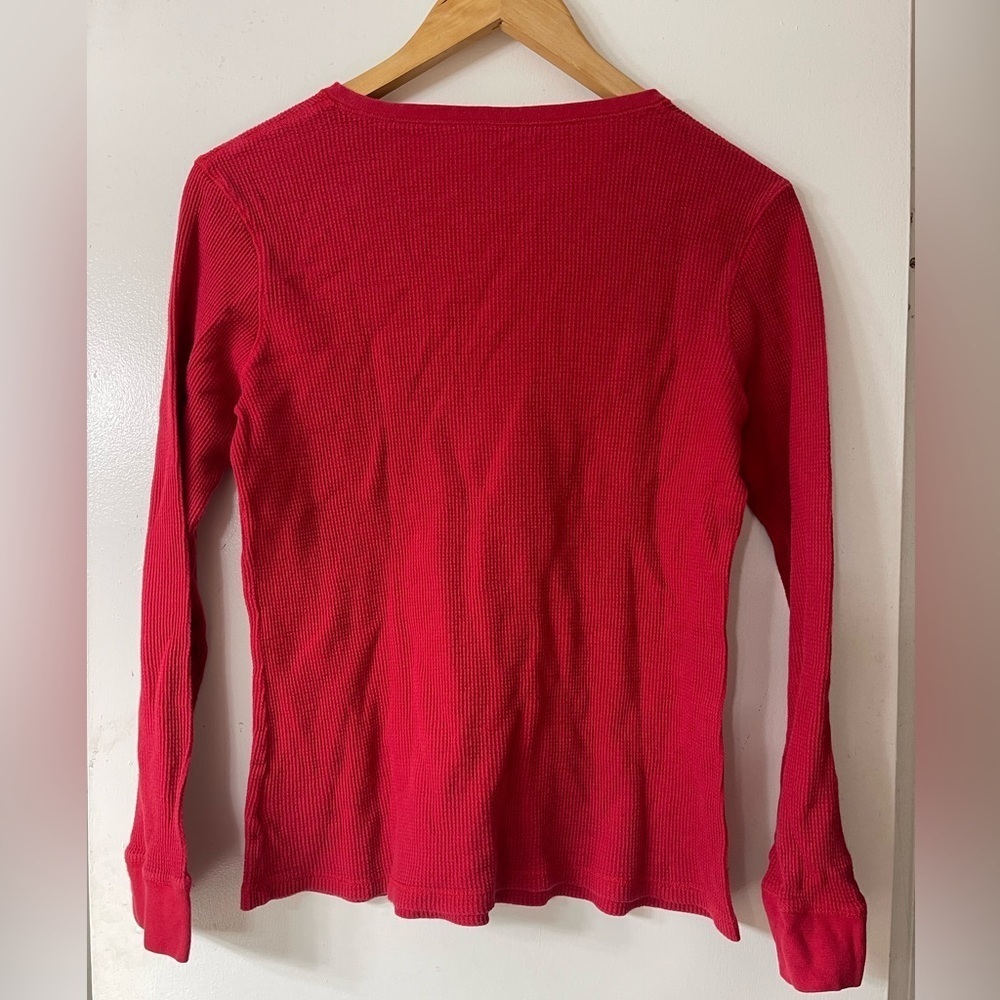 Disney Red Christmas Ornament Long Sleeve Tee - Picture 3 of 3